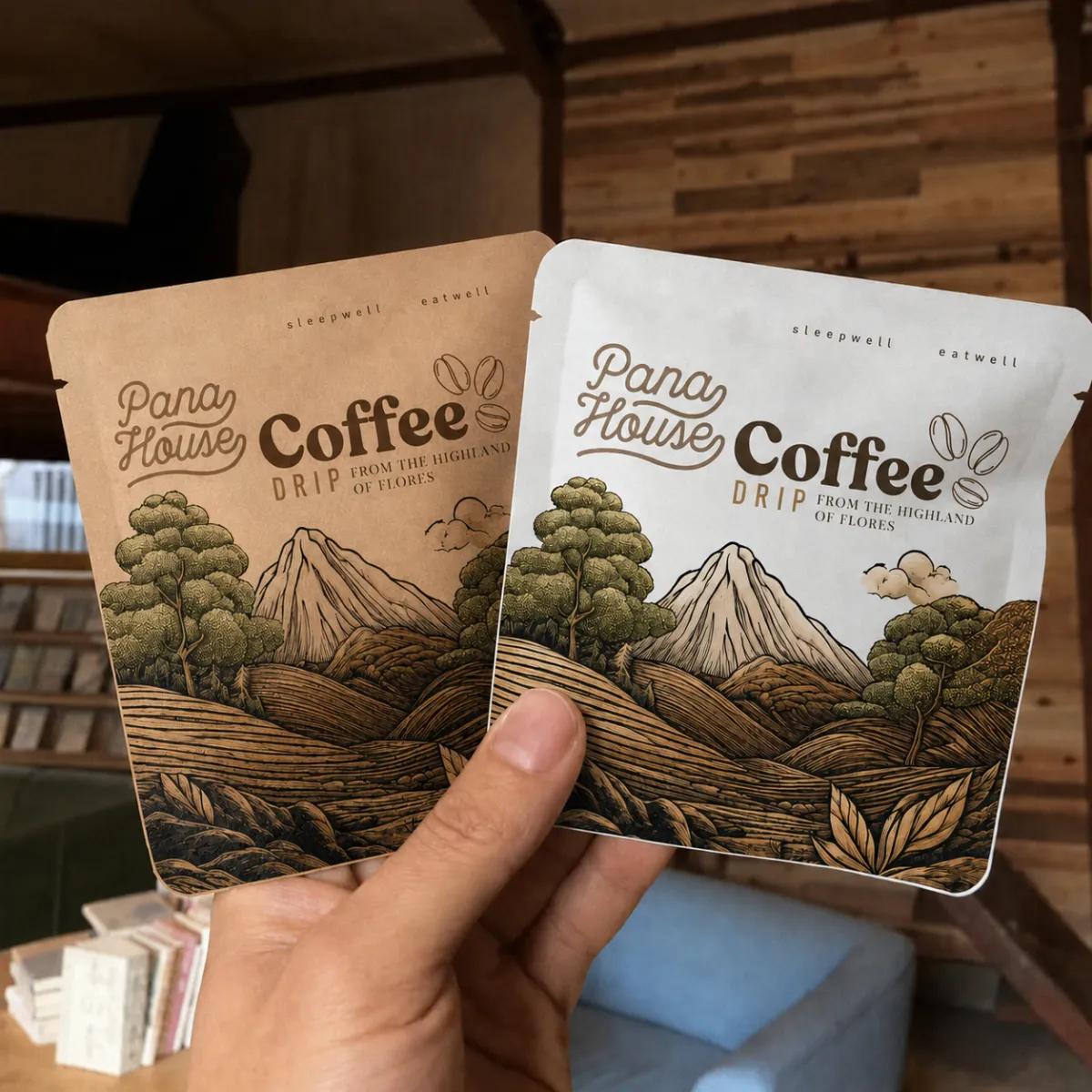 The pleasure of Flores coffee in your hands